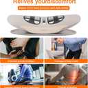 Smart Lower Back Massager for Lower Back Pain Relief, Cordless Battery-Powered, Back Traction Device with 3 Modes Dynamic Traction, High-Temp Thermotherapy & Manual Adjustment