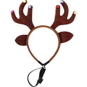 3 x Christmas Reindeer Antlers Headband, Deer Antler Hair Accessories For Pet, Christmas Cosplay Costume Party