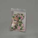 Elegant little tail St Patrick's Dog Collar, Cute Colver Cotton Shamrock Pet Collar Trefoil Soft Puppy Collar Pink Holiday Adjustable Cotton Pet Collar with Bow for Small Medium Large Dogs (Small (Pack of 1))