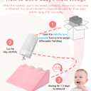 Nursing Reflux Prop for Infant,Baby Colic & Gas Relief,Memory Foam Nursery Support with Reusable Bag & Colorbox [Upgrade],Baby Tummy Time Prop for Neck and Shoulder Strength Growth, Baby Product Gift