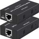 HDMI Extender 196ft HDMI Over Single Cat5E/6/7 HDMI Repeater HDMI Balun Sender Transmitter Receiver Support 1080p 3D HDMI 1.4a HDCP EDID