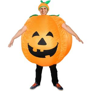 UDYR Inflatable Blow Up Pumpkin Costume for Adult Halloween Party Cosplay Suit Men Women Funny Costume