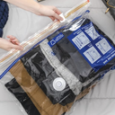 Hefty Shrink-Pak Vacuum Storage Bags - Space Saver for Under Bed Storage, Clothing and Comforters, Odor Resistant 4 Bags