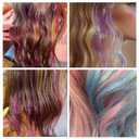 Hair Tinsel Kit 22 Colors, 8000 Strands, 48 Inches Heat-Resistant Glitter Hair Extensions with Application Tools, Holographic Fairy Hair Tinsel for Girls & Kids, For Christmas, Halloween (22 colors)