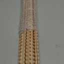Nuanchu 24 Pcs Decorative Beaded Wood Trim Half Wooden Beads Trim Molding 15. 75 Inch Unfinished 3D Decorative Bead Pearl Wood Molding Cute DIY for Home Wall Cabinet Shelf Window Door (14 mm)