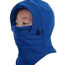 Children's Balaclavas Hat Thick Thermal Windproof Ski Cycling Face Mask Caps Hood Cover Adjustable Cap (Pink)