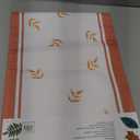 Home Bargains Plus Thanksgiving Contemporary Orange Pumpkin Table Runner, 70 Inch Long, Fall Harvest Easy Care Table Runner