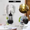 Solar Angel Garden Statue Sculpture, Angel Figurine Solar Lantern Outdoor Decor Lawn Yard Patio Garden Art Ornament Housewarming Christmas Gifts