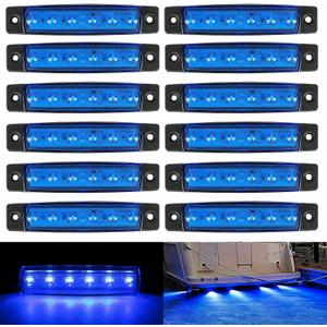 12PCS LED Rock Strip Lights:Car LED Lights Wheel Fender Exterior Underglow for Golf Cart Wrangler Offroad Truck RV UTV ATV Snowmobile (Blue) 12PCS LED Rock Strip Lights:Car LED Lights Wheel Fender Exterior Underglow for Golf Cart Wrangler Offroad Truck RV UTV ATV Snowmobile (Blue)