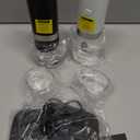 Home Hero Electric Salt and Pepper Grinder Set - Automatic Salt and Pepper Grinder Set Rechargeable. Electronic Salt and Pepper Shakers with LED Light, Electric Pepper Grinder & Salt Grinder, Set of 2 (White & Black)