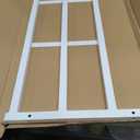 Fixed Window Safety Guard 14x 38 Adjustable Width Prevents Accidental Falls, Non-Egress, Tamper Resistant Screws Included, White, Single Pack