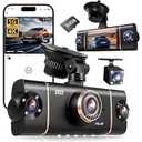 4-Channel 1080P WiFi Dashcam – Front/Rear View, Night Vision, Secure Recording