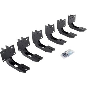 Go Rhino RB10 / RB20 Brackets | Mild Steel, Textured Black | 6343065 | Fits 2019 - 2024 Ram 1500 Crew Cab Pickup (New Body Style Only. Excludes Classic Body Style)