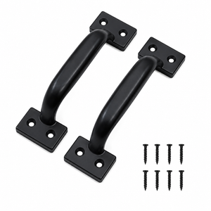 Black Door Pull Handle Bars 