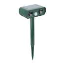 Ultrasonic Solar Animal Repellent (2 Pack), Pest Repeller, Solar Powered Waterproof Outdoor forrepelling Moles, Rats, Snakes
