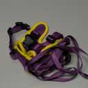 rabbitgoo Cat Harness and Leash for Walking, Escape Proof Soft Adjustable Vest Harnesses for Cats, Easy Control Breathable Reflective Strips Jacket, Purple&Yellow,XS