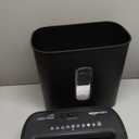8-Sheet High Security Cross Cut Paper and Credit Card Shredder with P-4 Security, Auto Shut-off, Black