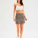 SANTINY 16" Golf Skirt with 2 Zipper Pockets (L)