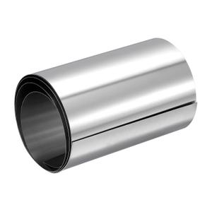 304 Stainless Steel Foil Roll - 1 Pack Polished Finish Trim Strips Sheet Filler Fits for Industry Machinery - 0.5mm x 100mm x 1M (T x W x L)