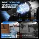 Vacuum Cleaner Original Filters, 2 Pieces of Washable HEPA Filter for Sakerplus 4-in-1 Mini Vacuum Cleaner VAC716