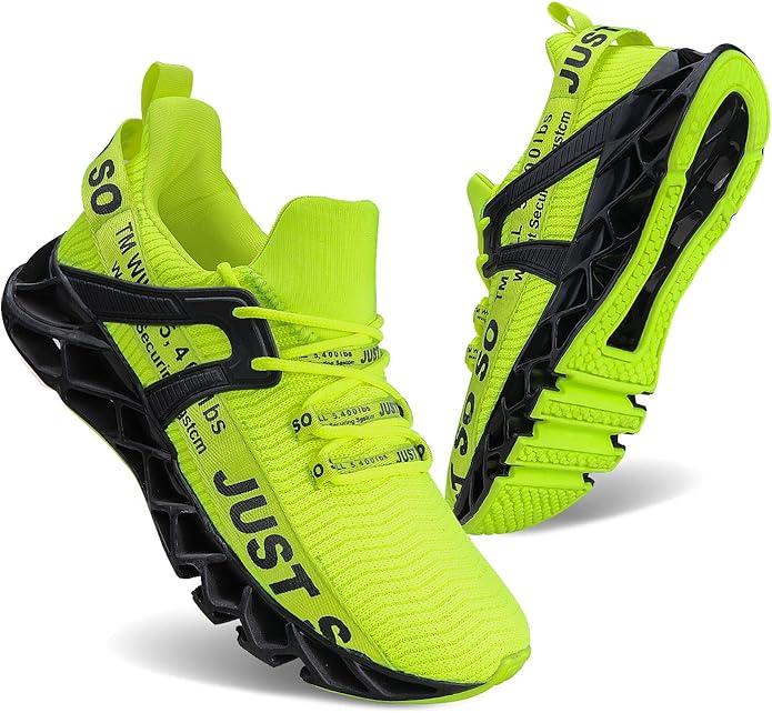 UMYOGO Women's Running Shoes Non Slip Athletic Tennis Walking Blade Type Sneakers 38