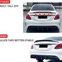 Rear Spoiler Wings for Mercedes Benz C Class W205 (2015-2021) C63 C160 C180 C200 C250 C300 C400 C450 C43 AMG Trunk Spoiler Wing Trunk Tail Rear Trunk Lid,Glossy Black - R Style Duckbill Spoiler