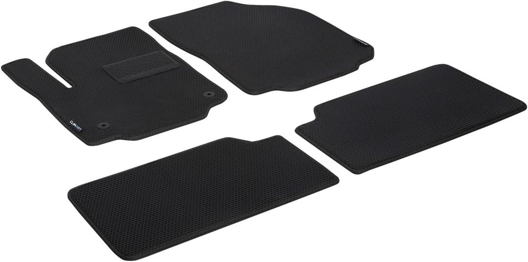 CLIM ART All-Weather Car Floor Mats Compatible with GMC Terrain 2018-2024, Custom-Fit Heavy-Duty Floor Liners for Cars & SUVs, Car Accessories for Men & Women, Black - FL011418147