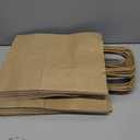 Qutuus Kraft Paper Gift Bags with Handles 8x4.5x10 25Pcs Brown Gift Bags Bulk Medium Size Small Business Bags, Party Bags, Retail Kraft Shopping Bags