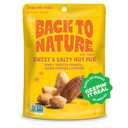 Back to Nature Sweet & Salty Nut Mix, Honey Roasted Peanuts, Salted Cashews & Almonds, Dry Roasted, Non-GMO, On-the-Go Pouch Snack, 9oz Pouch (9 Ounce (Pack of 1, BB 11/22/2023)