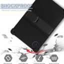 ATOOZ for DOOGEE Tab A9 Case 10.1 Inch 2025,Soft Silicone Kids Case for DOOGEE Tab A9 Pro 10.1 Tablet with PC Stand (Black)