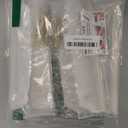 6-Pack Solid Brass Kitchen Cabinet Pulls, Gold Modern T-Bar Handles, 6-5/16-Inch Hole Center Hammered Handles for Dresser Drawer Cupboard, 8-1/8 Inch Total Length, Polished Finish