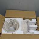 Set of Two Hand Woven Wall Sconces Boho Wall Lamp White Coastal Wall Lights for Bedside Hallway Vanity Stairway Fireplace Living Room, UL Listed