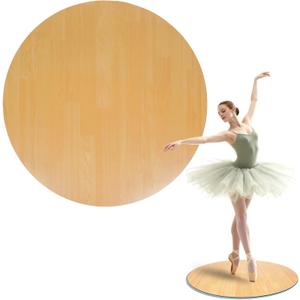 8mm Marley Dance Floor, 31-inch Non-Slip Portable Wood Grain PVC Dance mat with a Smooth Surface for Ballet, Jazz and pop Dance, Ideal for Home Studios and Outdoor use