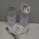 16 OZ Iced Coffee Cups with Lids and Straws Set of 4, Unbreakable Plastic Drinking Glasses Reusable Iced Coffee Glass to Go Cup for Iced Tea,Juice, Water,BPA Free, Dishwasher Safe