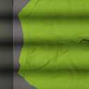 MIER Mens 5 Inch Shorts Quick Dry Running Gym Shorts with Zipper Pockets for Athletic Workout, Lightweight, Neon Green, XL
