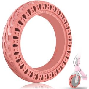 Pink 8.5x2.0 inch Solid Rubber Tire, 50/75-6.1 Scooter Tire Fit for Gotrax GXL V2/XR/APEX XL Hiboy S2/S2R Xiaomi M365/Pro Electric Scooter, Explosion-Proof Front Rear Replacement Tire Pink 8.5x2.0 inch Solid Rubber Tire, 50/75-6.1 Scooter Tire Fit for Gotrax GXL V2/XR/APEX XL Hiboy S2/S2R Xiaomi M365/Pro Electric Scooter, Explosion-Proof Front Rear Replacement Tire