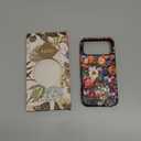 Esdot for iPhone 17 Pro Max Case Cute - Wireless Charging Compatible  Dual-Layer Soft Silicone + Hard Shell - Wildflower Design - Protective Phone Cover for Women Girls - Blossom Carnival
