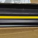 2 Pcs 1.25" High Universal Garage Threshold Seal Strip Flexible Total Length 8'3" Garage Door Flood Bottom Barrier Seal DIY PVC Weather Stripping Replacement, Not Include Adhesive