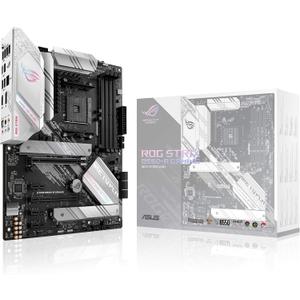 ASUS ROG Strix B550-A Gaming Desktop Motherboard - AMD B550 Chipset - Socket AM4 - ATX - 128 GB DDR4 SDRAM Maximum RAM - DIMM, UDIMM - 4 x Memory Slots - HDMI - DisplayPort - 6 x SATA Interfaces
