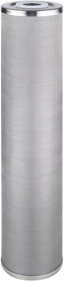 Big+ Stainless Steel Re-Cleanable Wire Mesh Filter Cartridge 20 "Length,4.5 "OD(25 Micron)