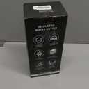 32oz 40oz Insulated Water Bottle with Handle, Leakproof Straw Lid, Pop-up Chug Lid, Paracord Handle and Storage Carrier Bag, Keep Cold 48h & Hot 24h, Slim Travel Tumbler Fit in Car Cup Holder (Creamy White)