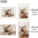 upsimples 24x36 Poster Frame, Display Pictures 20x30 with Mat or 24x36 Without Mat, Wall Hanging Picture Frame, Natural, 1 Pack