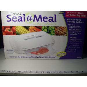 Rival VS120 Seal A Meal Vacuum Food Sealer with Soft Seal, White