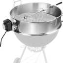 GRISUN Rotisserie Kit for Weber Kettle Grills 22 inch, Upgraded Rotisserie Ring Kit for Weber, Napoleon, Kingsford Charcoal Grills 22 inch, Heavy Duty Stainless Steel, Well-Balanced Construction