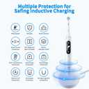 Replacement Charger for Oral-B iO Series iO7 iO8 iO9 Electric Toothbrush, Model 3768 Magnetic Charging Base for Oral-B Electric Toothbrush iO Series,WhiteIncompatible IO4/5/6