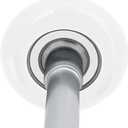 XiKe 10 Pack White 2" Nylon Garage Door Roller 4" Stem, Quiet/Durable and High Load, Use 6200-2RS Double Seals Precision Bearings.