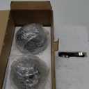 Beautyard Solar Globe Lights Outdoor Large Garden Decor USB Charged 4.72" Diameter 40LED 1000mAh Solar Lights Cracked Glass Globe Solar Power Yard Patio Garden (4.72'' Large 2 Pack Warm White)