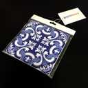 Spanish Portuguese Azulejo Style Peel and Stick Backsplash Tile Stickers Set of 16 pcs(5.9_15)