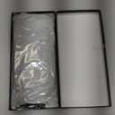 Winter Genuine Sheepskin Leather Gloves for Men, Warm Cashmere Lined Black Leather Touchscreen Motorcycle Gloves (Large, Grey)