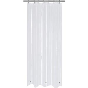 Mrs Awesome 36x78 Small Stall Shower Curtain Liner with 3 Magnets Clear PEVA 8G Thick & Heavy Duty, Waterproof, Narrow Stall Size 36 x 78 inches, Clear
